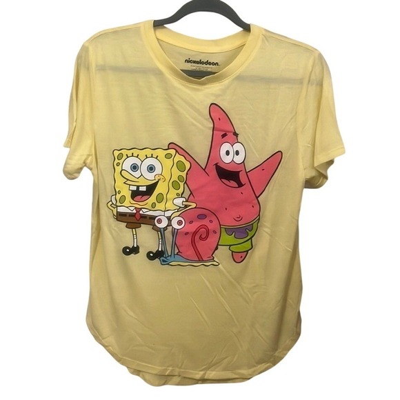 Nickelodeon Other - SpongeBob SquarePants Graphic T-Shirt Nickelodeon Yellow Unisex Large